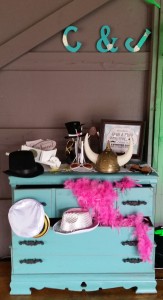 photo booth prop table