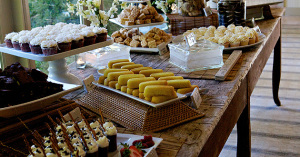 essert buffet at the garrison
